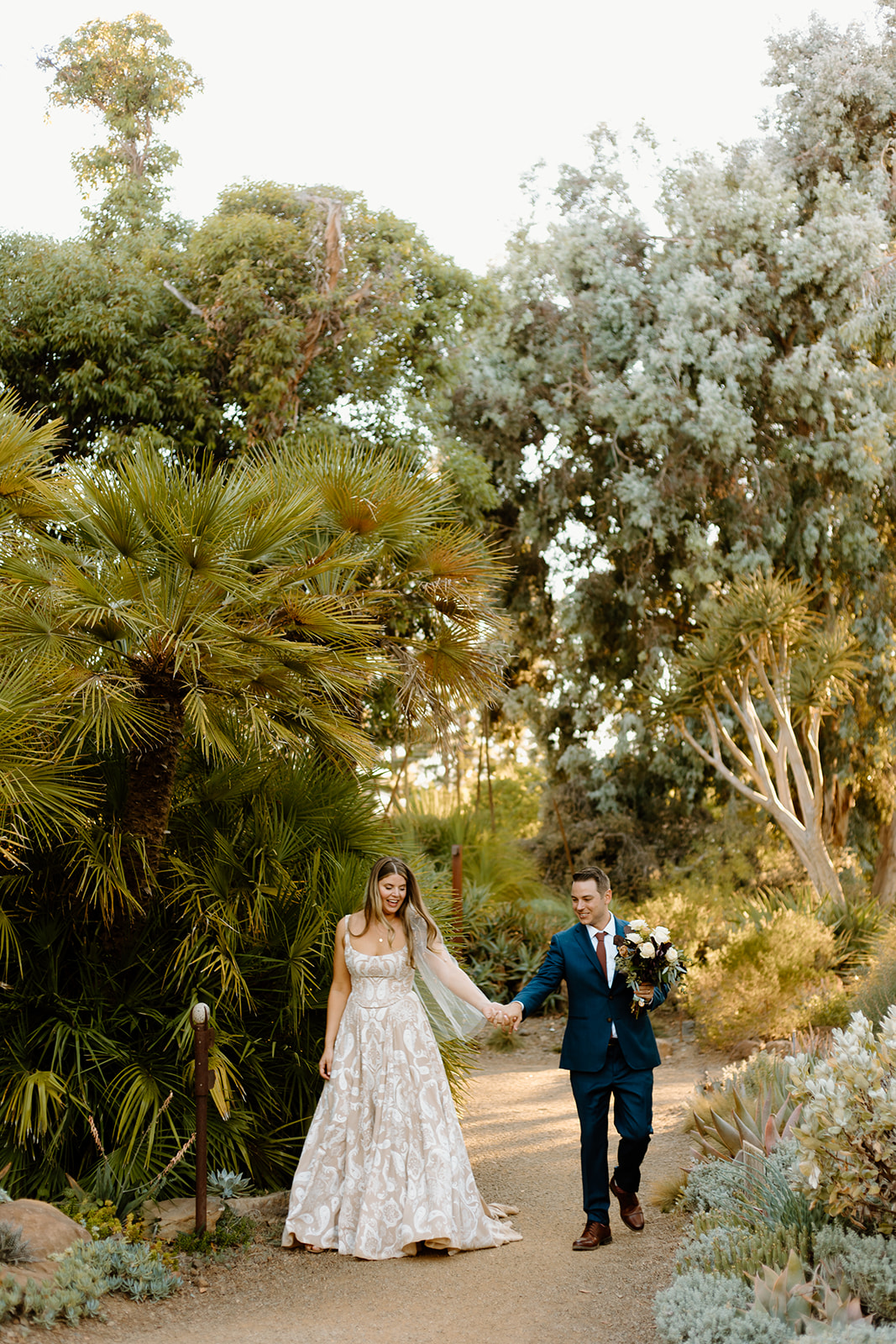 Bay Area Wedding Photographer, Wild Love & Wanderlust, photographs bride and groom at Ruth Bancroft Gardens in Walnut Creek