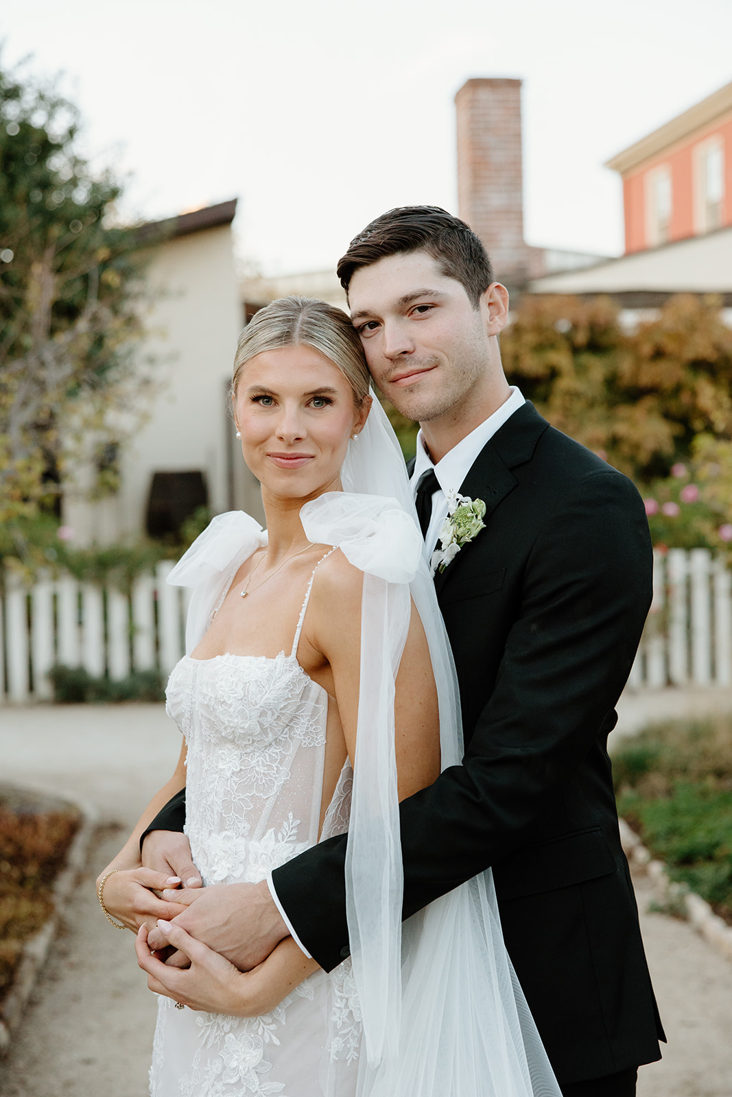 bride and groom at Barns at Cooper Molera wedding